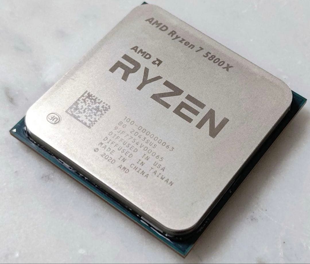 【動作確認済み】AMD Ryzen7 5800X