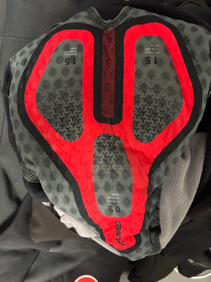 CASTELLI サイクルジャケット 上下+フード付きM ブラック