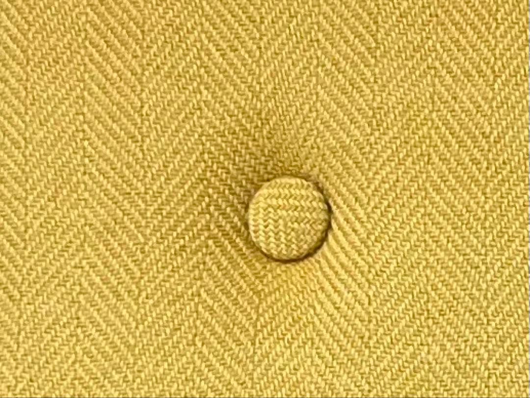 モダンスタイル　2Sソファ　ミッドセンチュリー　北欧スタイル　イエロー　2人掛け