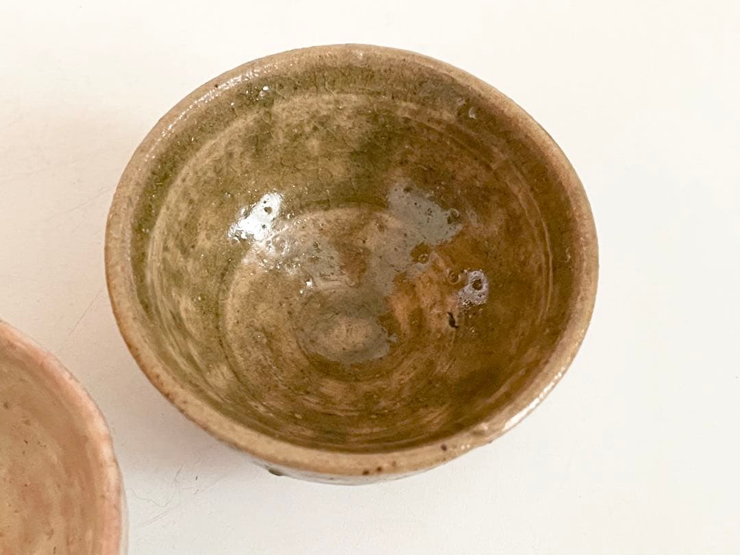 人間国宝　陶芸家　加藤土師萌　陶盃　二客　酒器　酒盃　ぐい呑　猪口　共箱