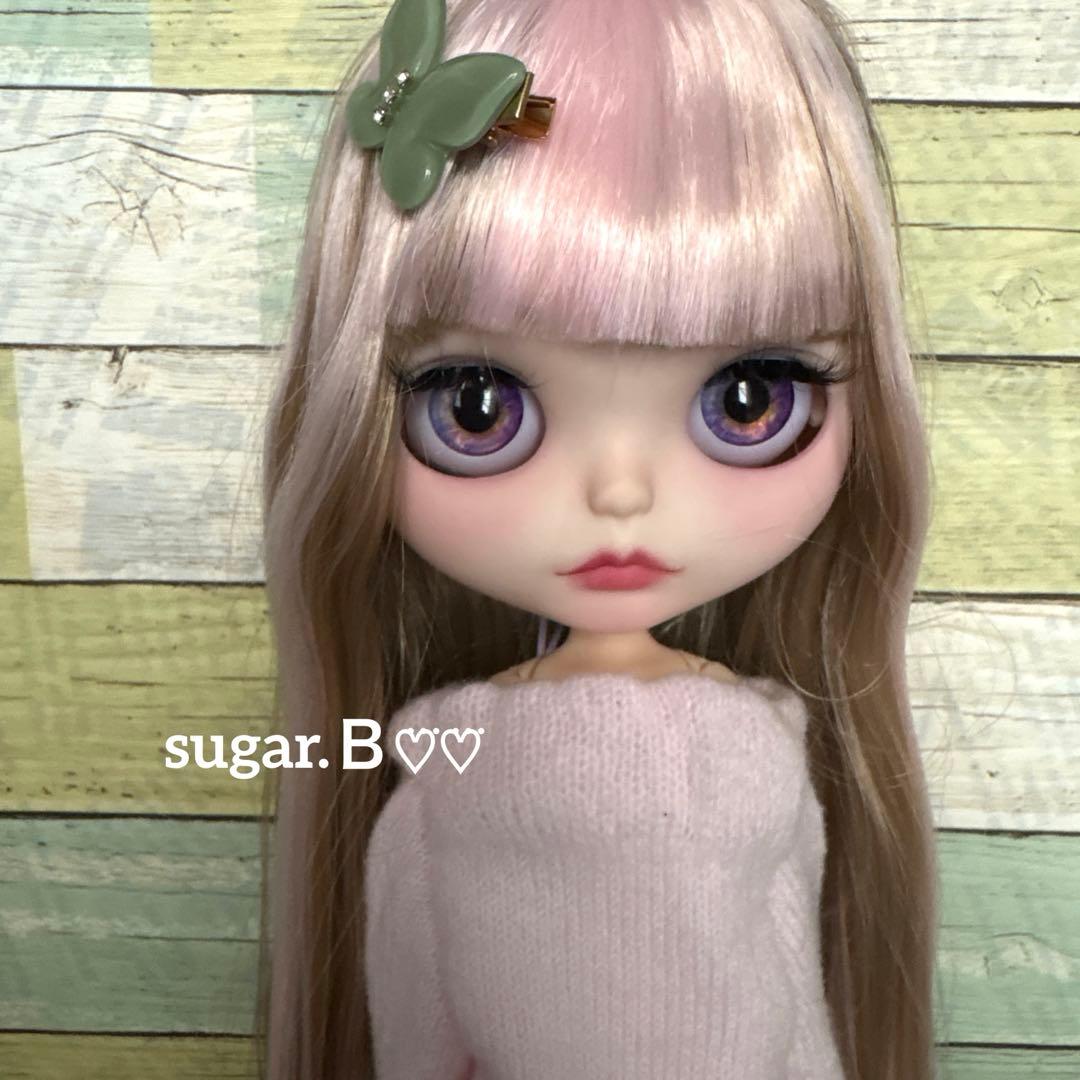 アイシードールカスタム❤︎ピンク×薄パープル❤︎