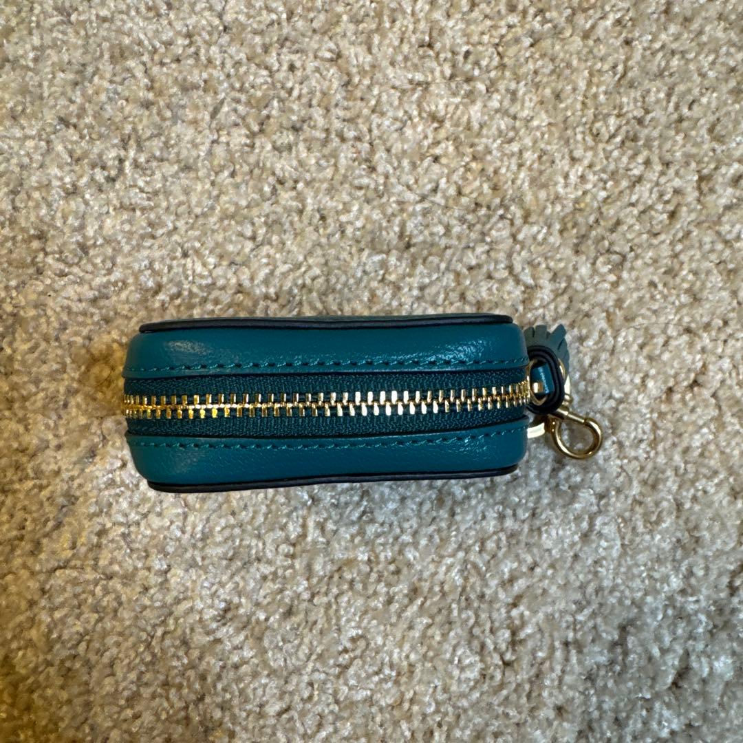 アニヤハインドマーチ 顔デザイン ケース ブルー