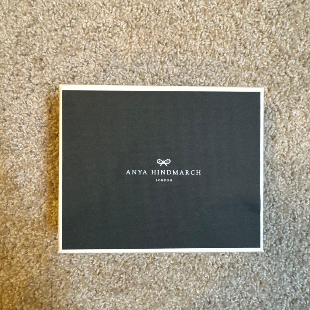 アニヤハインドマーチ 顔デザイン ケース ブルー