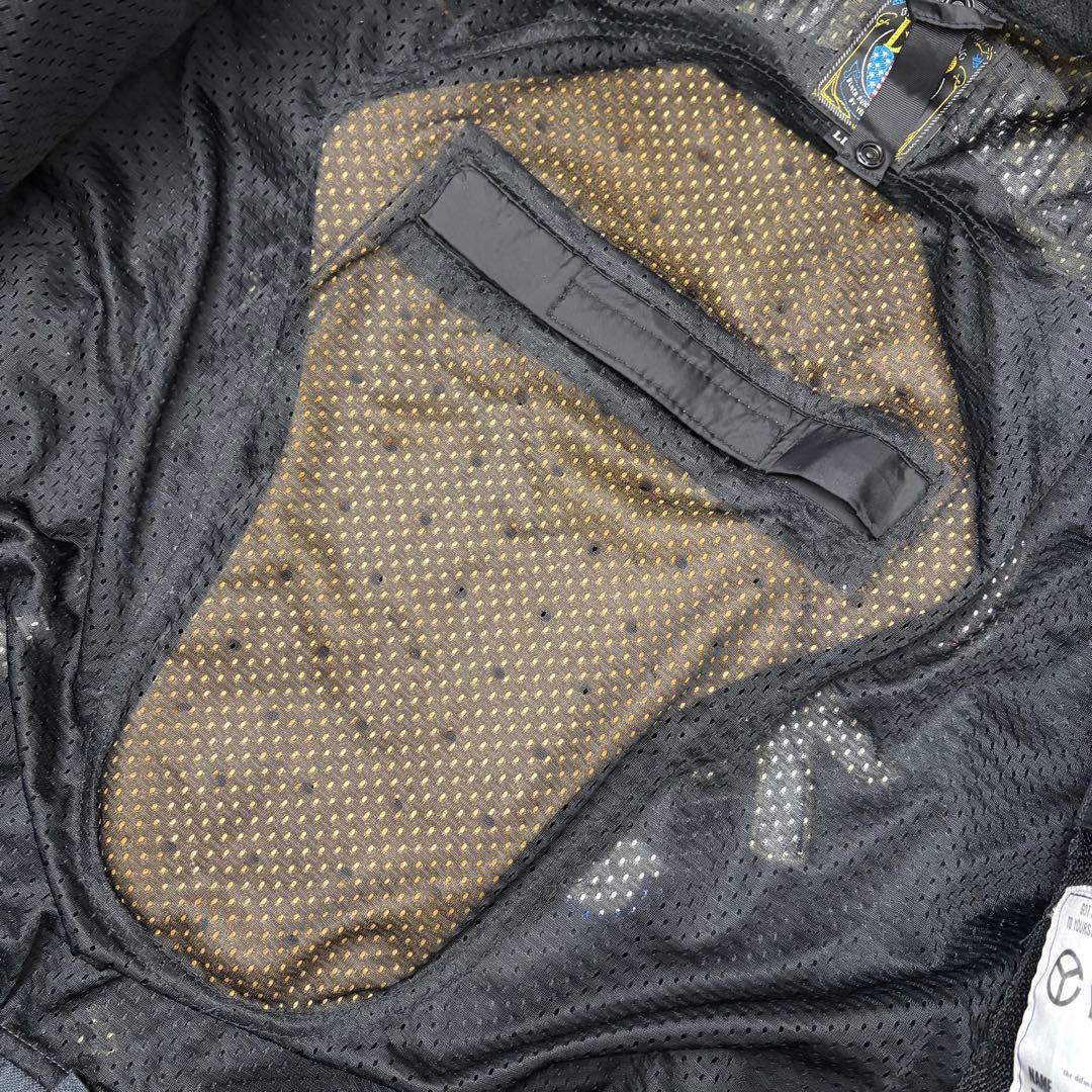 イエローコーン レーシングジャケット ライナー付 XL フェード クッション