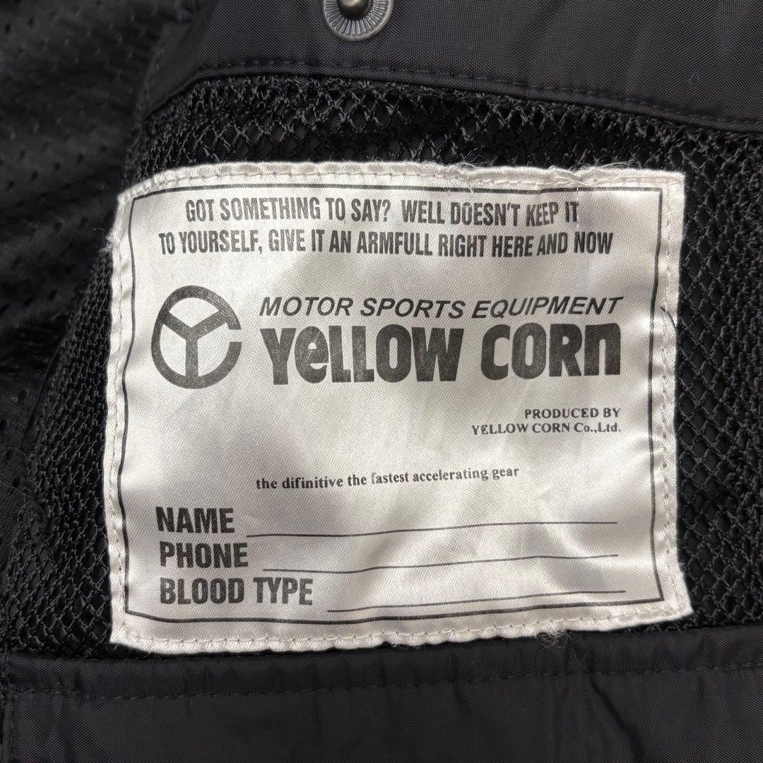 イエローコーン レーシングジャケット ライナー付 XL フェード クッション