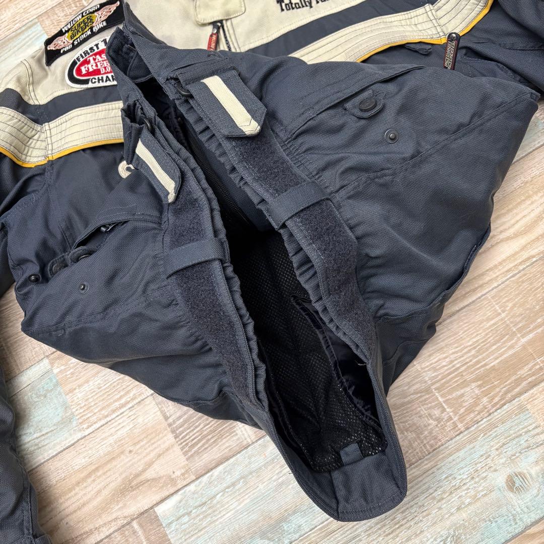 イエローコーン レーシングジャケット ライナー付 XL フェード クッション