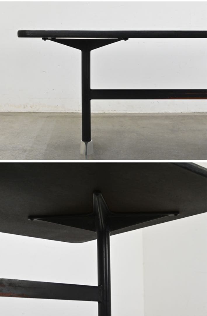 送料込Herman Millerイームズ コントラクトベーステーブル ビンテージ