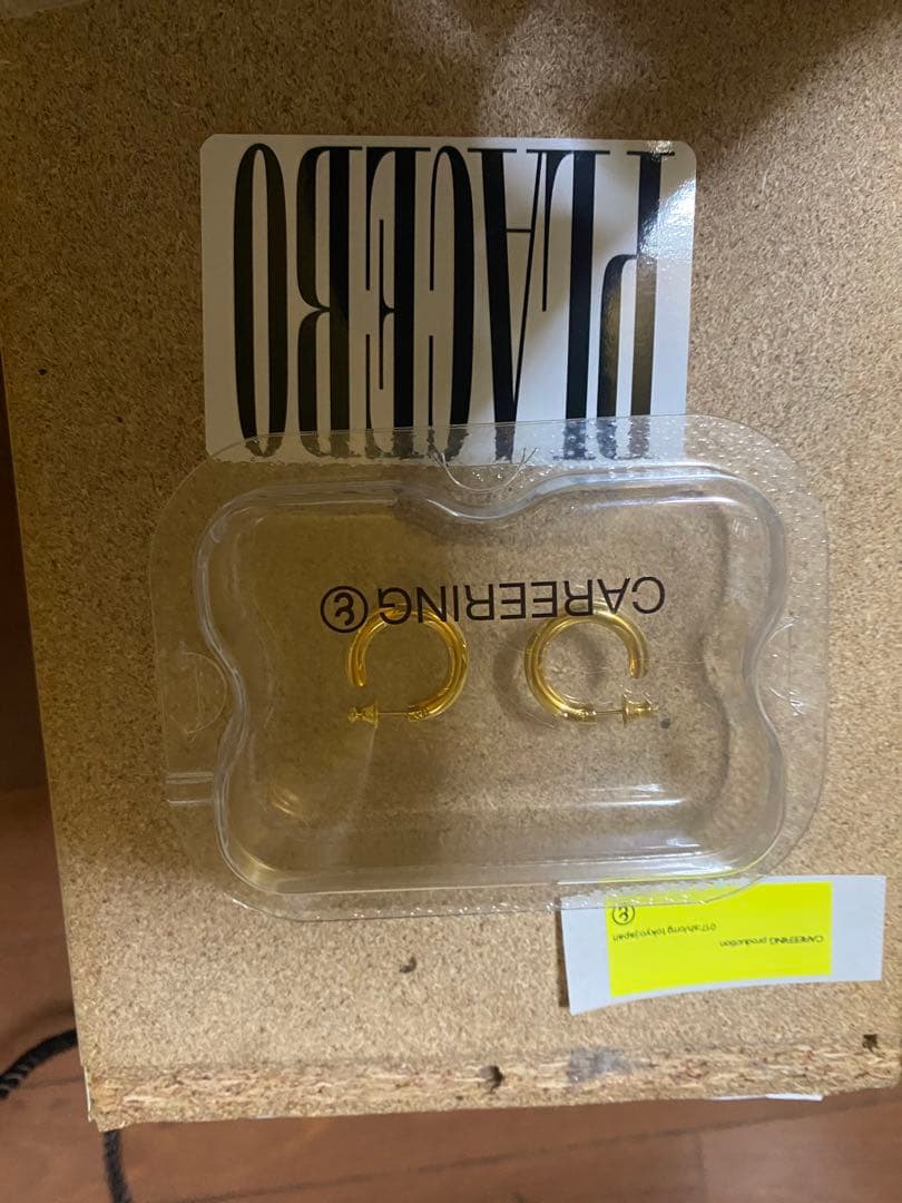 【両耳用】プラシーボピアス 701(YW) シルバー925 / 18Kポスト