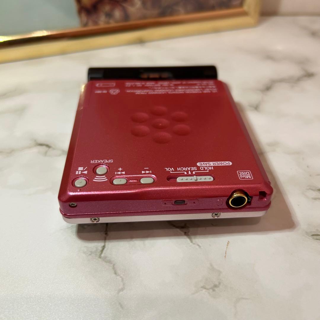 【美品〜極美品】VICTOR MDウォークマン ピンク XM-S5 動作確認済