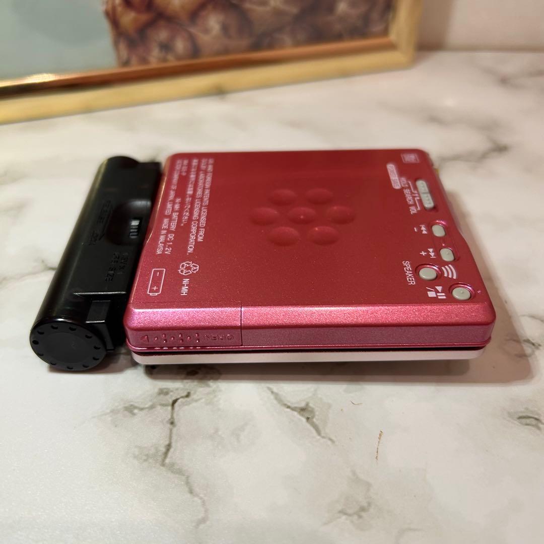 【美品〜極美品】VICTOR MDウォークマン ピンク XM-S5 動作確認済