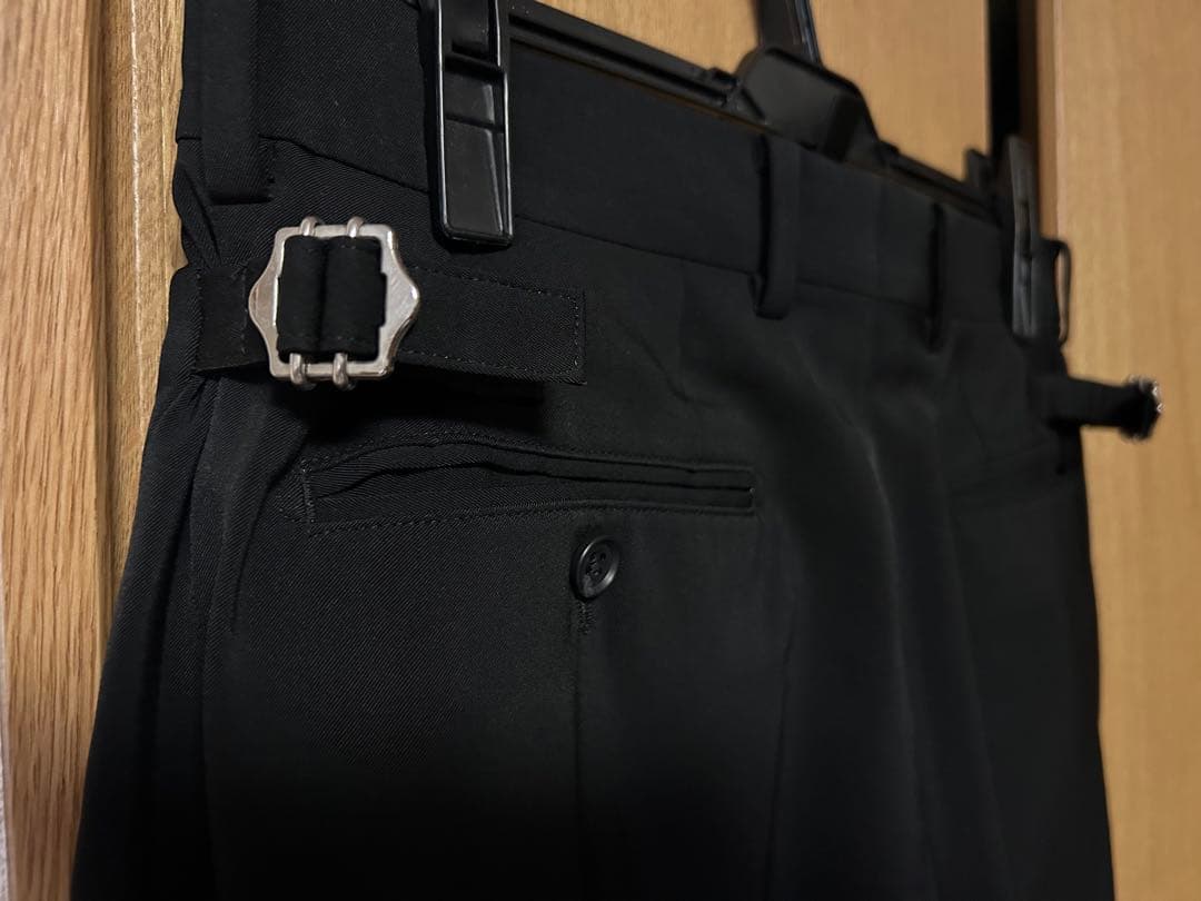 22AW ノーカラージャケット　ワイドトラウザーズ　セットアップ