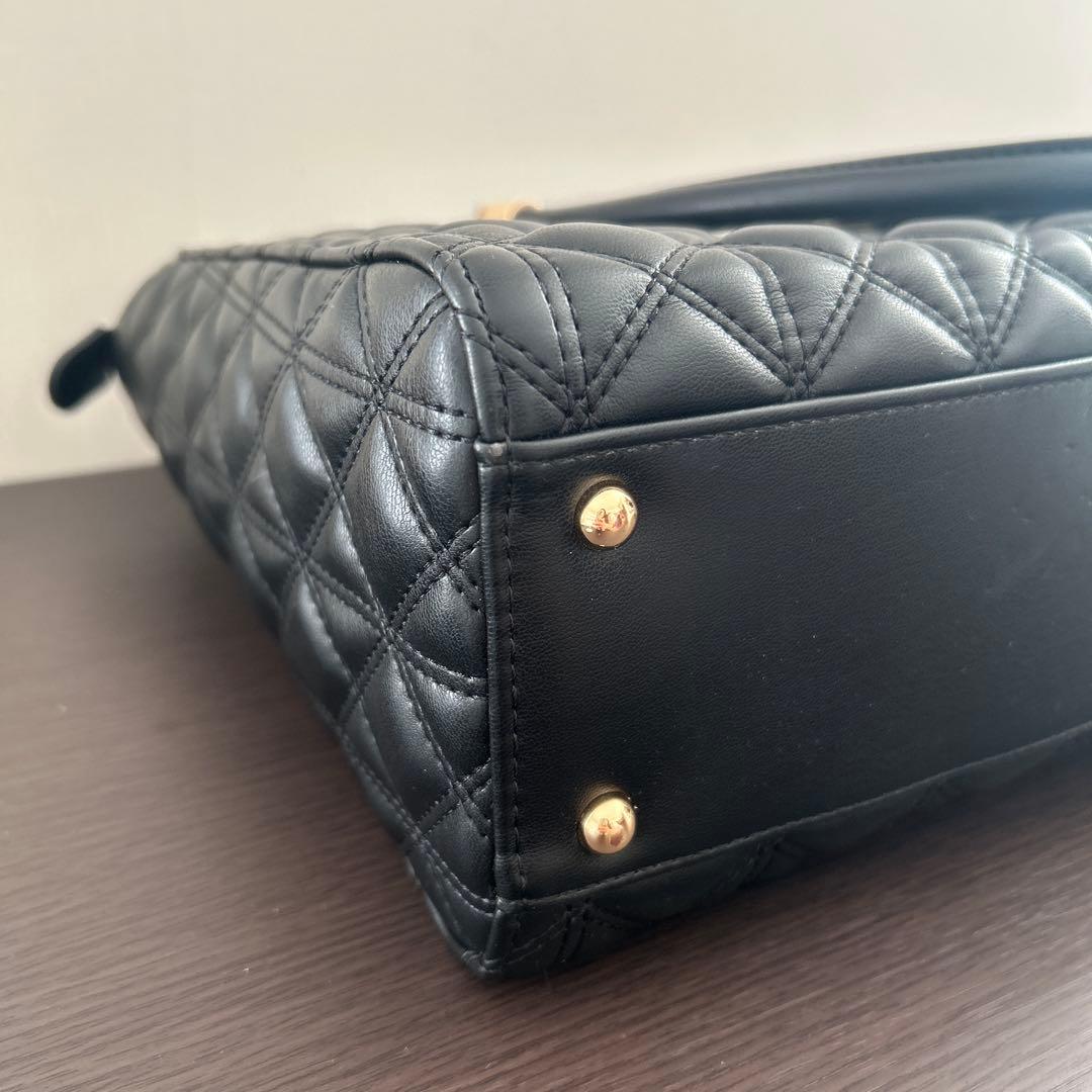 新品　ランダ RANDA 2WAYキルティンラージバック ブラック A4対応