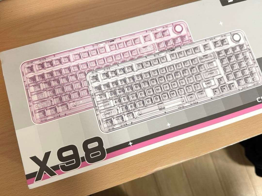 YUNZII X98 クリアメカニカルキーボード