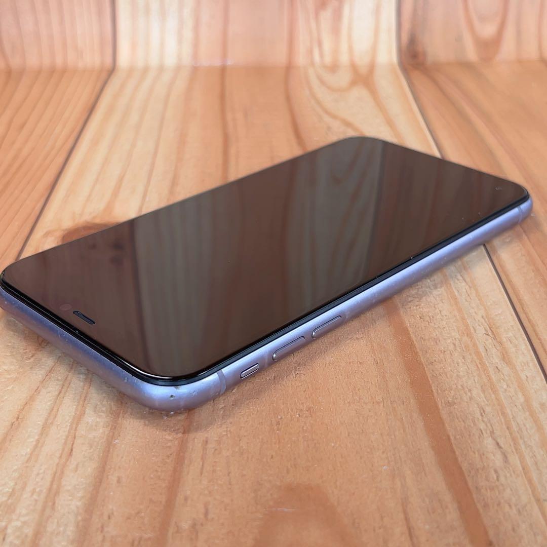 訳あり SIMフリー 本体 iPhone 11 64 GB 610 パープル