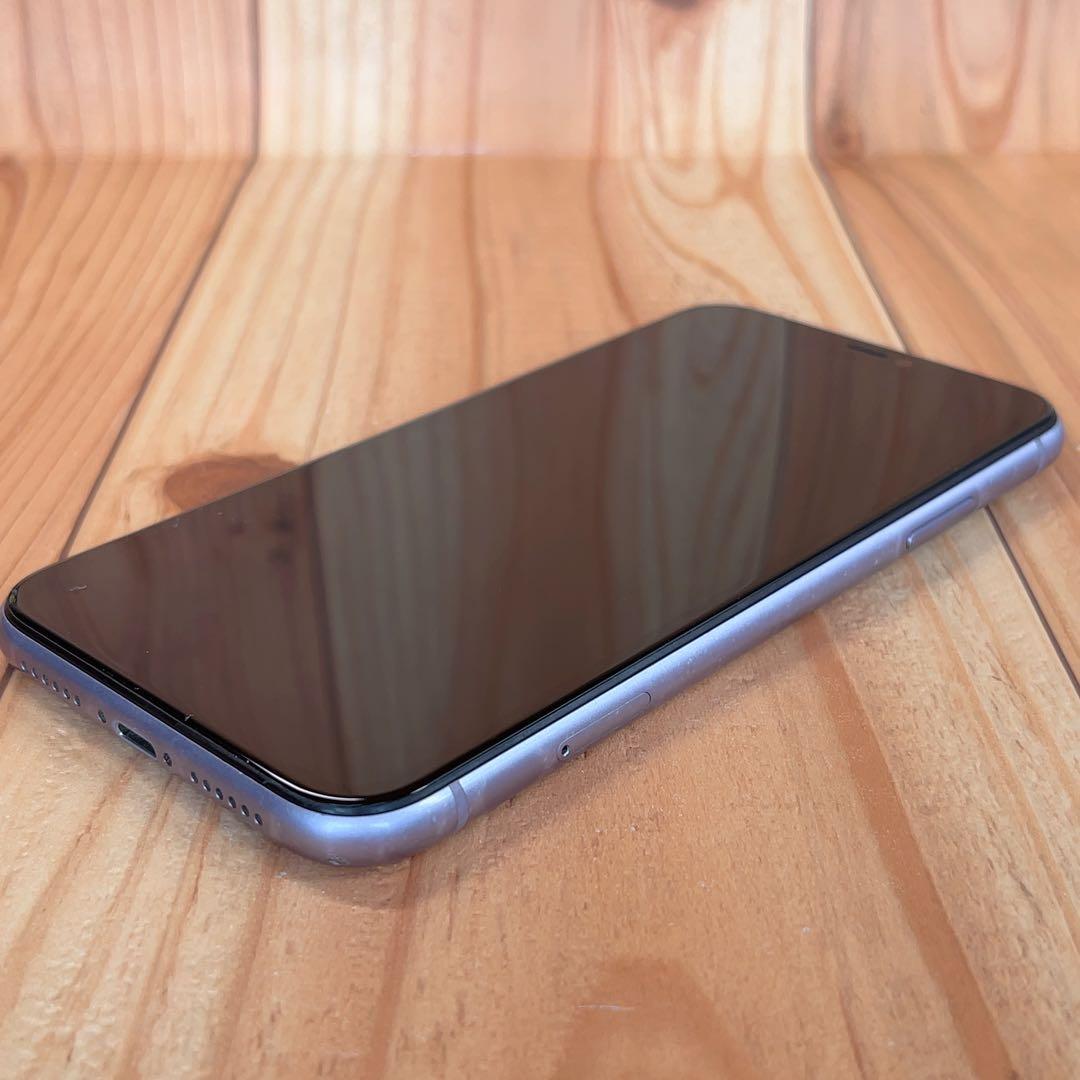 訳あり SIMフリー 本体 iPhone 11 64 GB 610 パープル