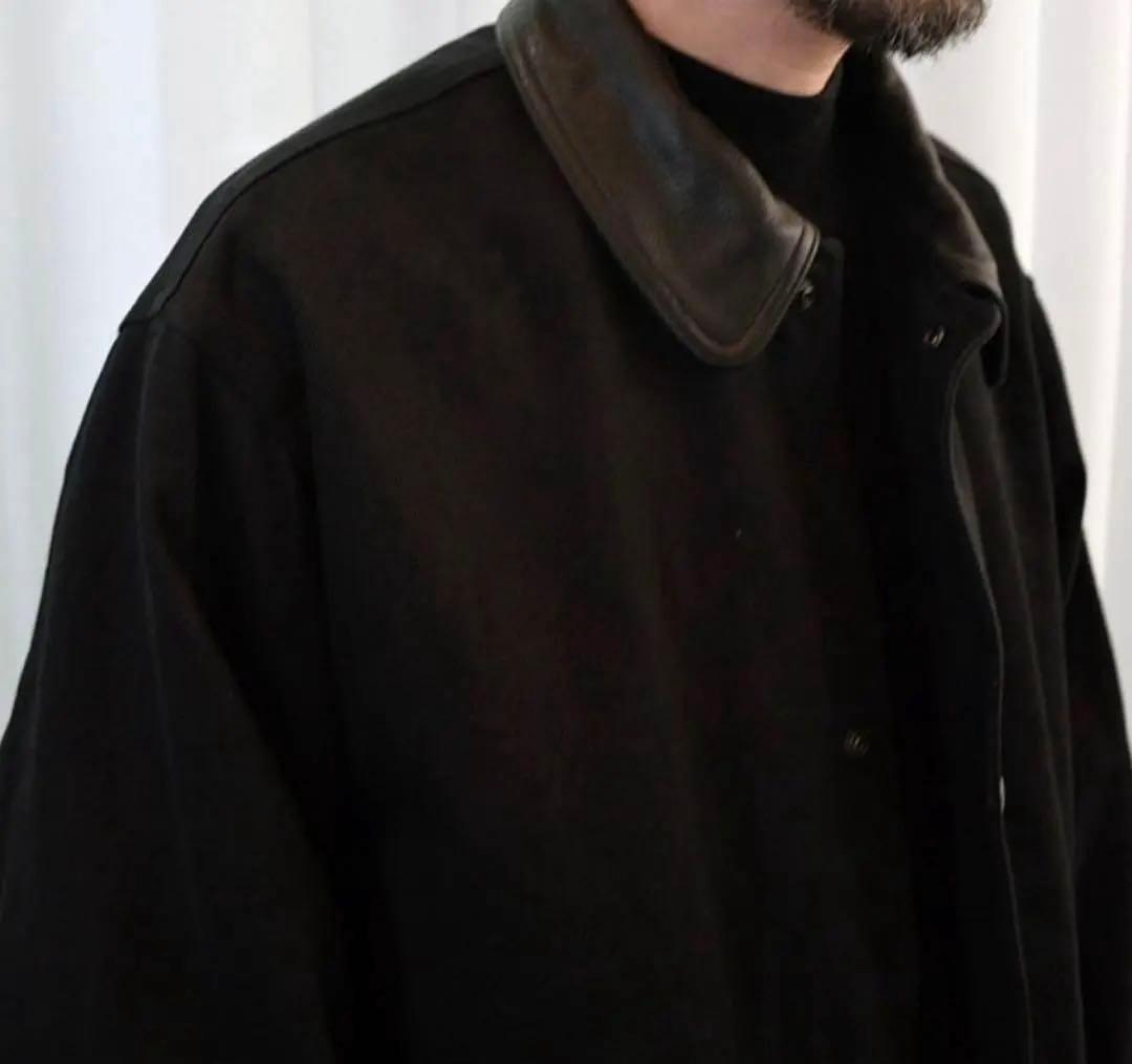 COMOLI 25AW デニムレザーワークジャケット サイズ3