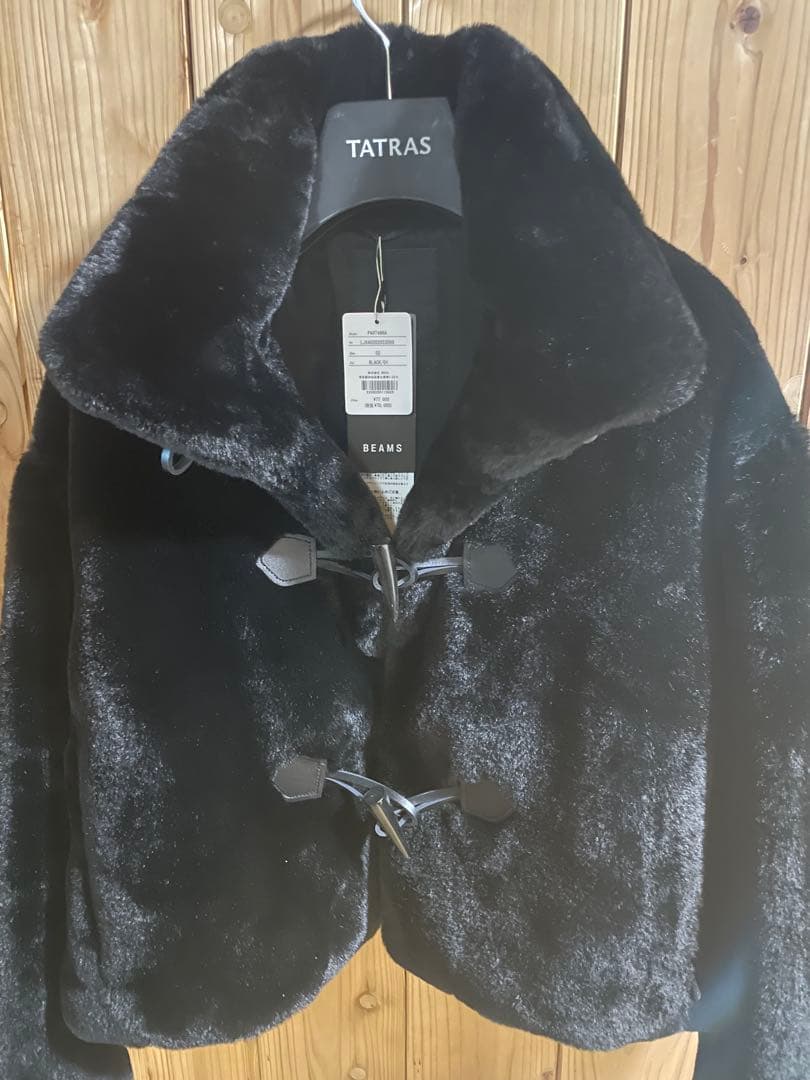 TATRAS　パルタンナ ボアブルゾン　ブラック新品未使用品サイズ2