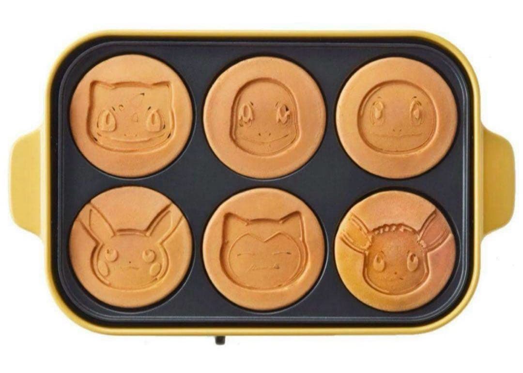 【新品未使用】BRUNO 限定　ポケモン コンパクトホットプレート イエロー
