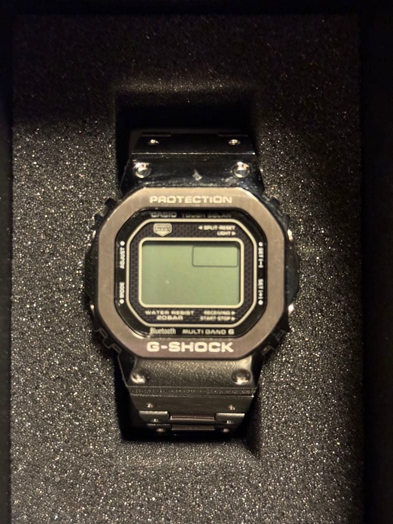G-SHOCK.シルバー美品　ソーラー電池