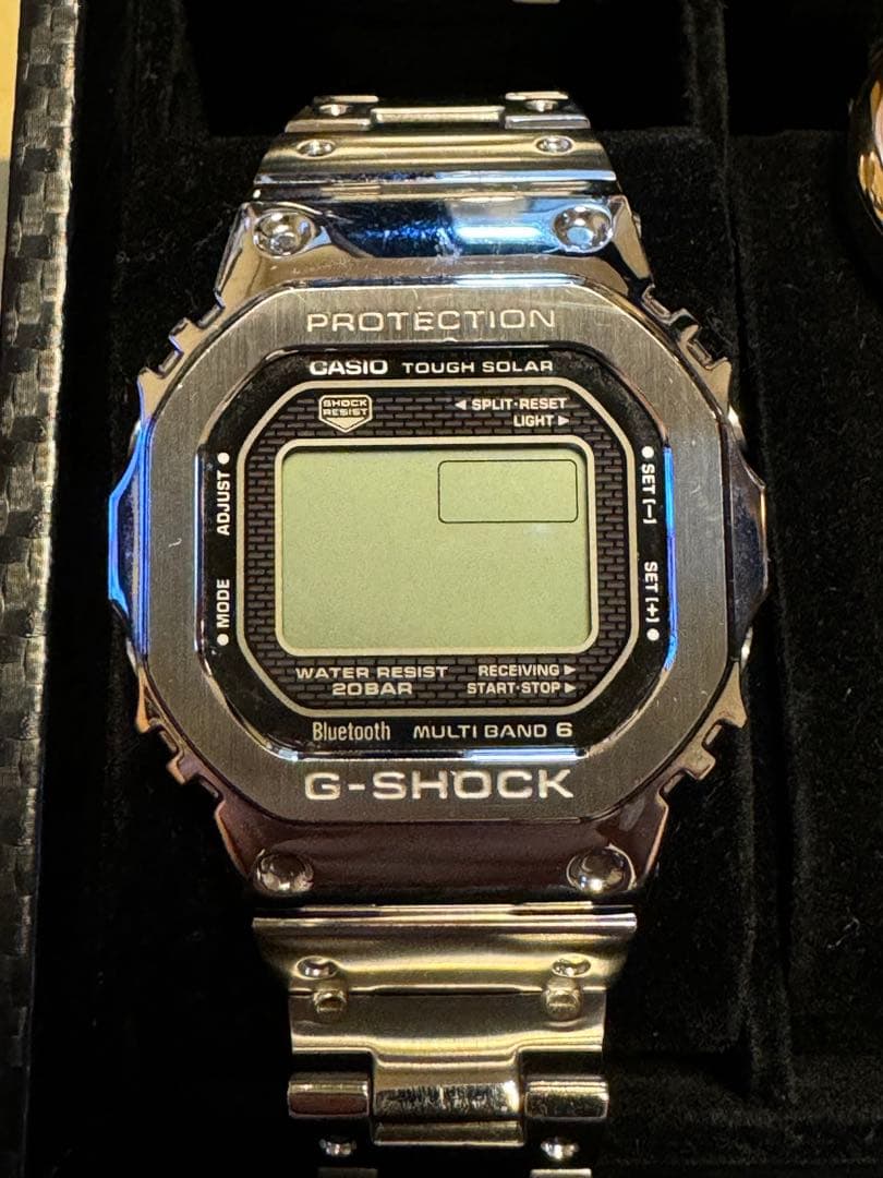 G-SHOCK.シルバー美品　ソーラー電池