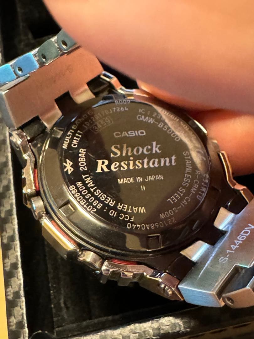 G-SHOCK.シルバー美品　ソーラー電池