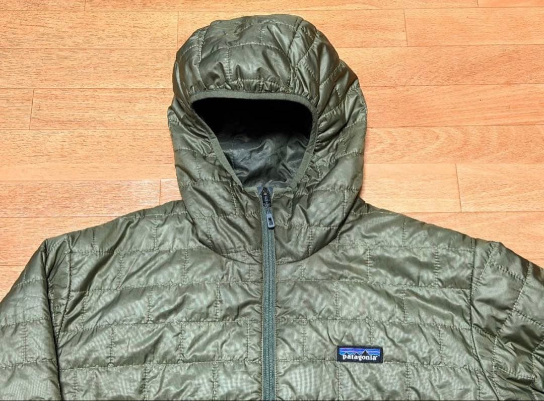 美品 Patagonia ナノパフ フーディ メンズ Lサイズ