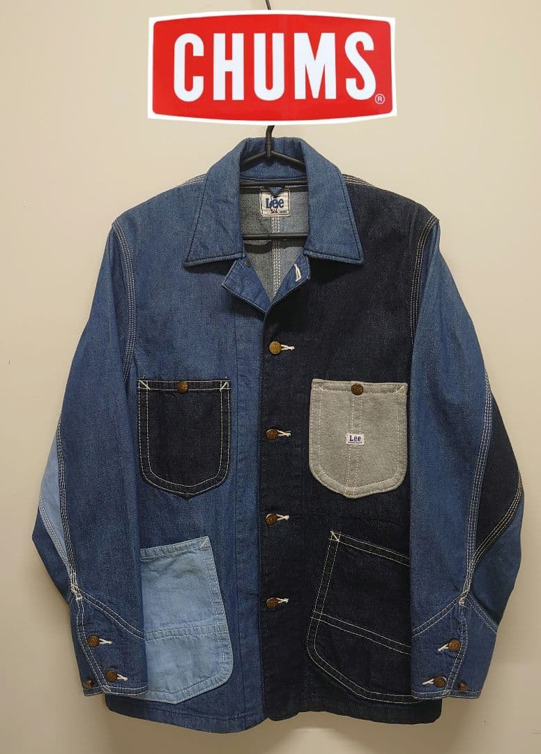 チャムス CHUMS x Lee コラボ カバーオール デニム 35周年