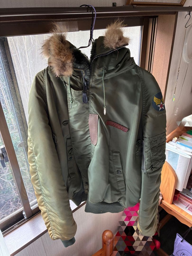 90s AVIREX N-3B ミリタリージャケット US AIR FORCE
