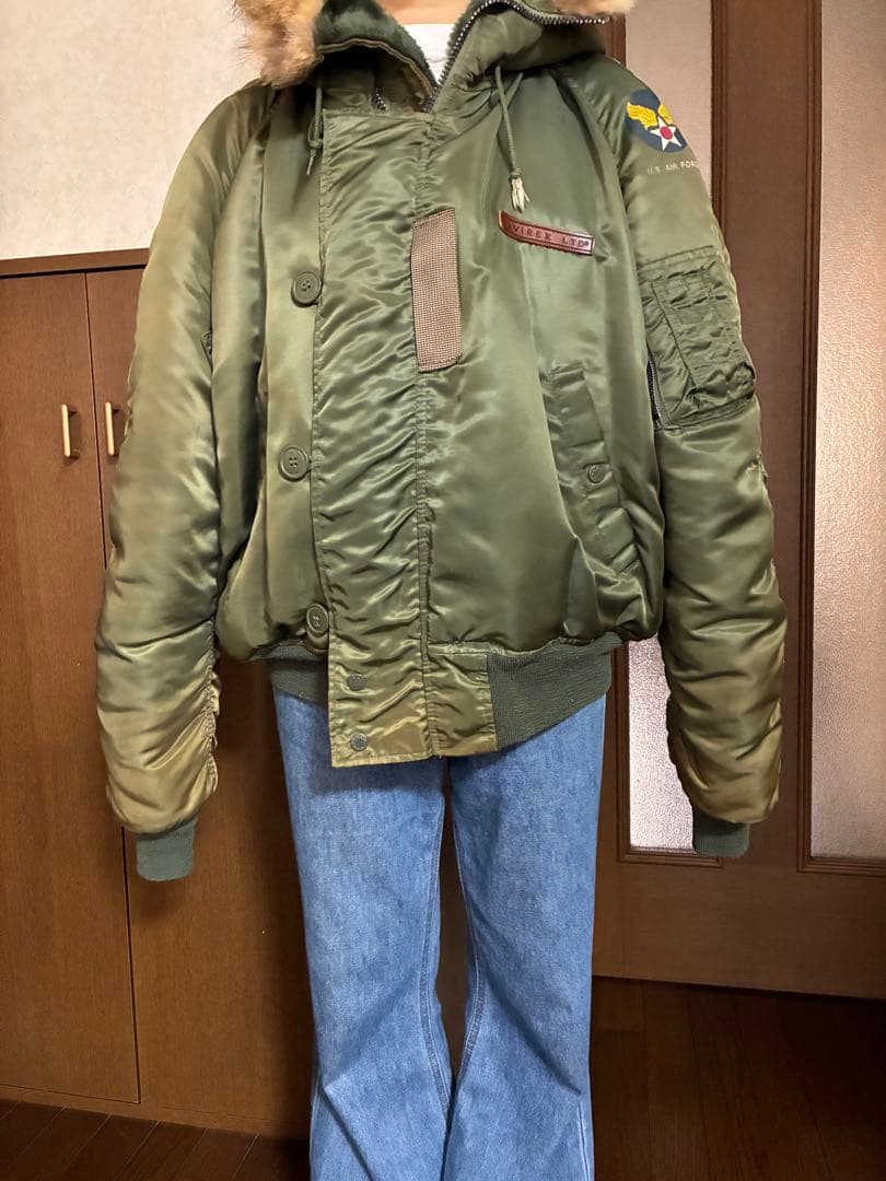 90s AVIREX N-3B ミリタリージャケット US AIR FORCE