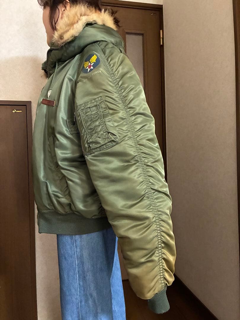 90s AVIREX N-3B ミリタリージャケット US AIR FORCE