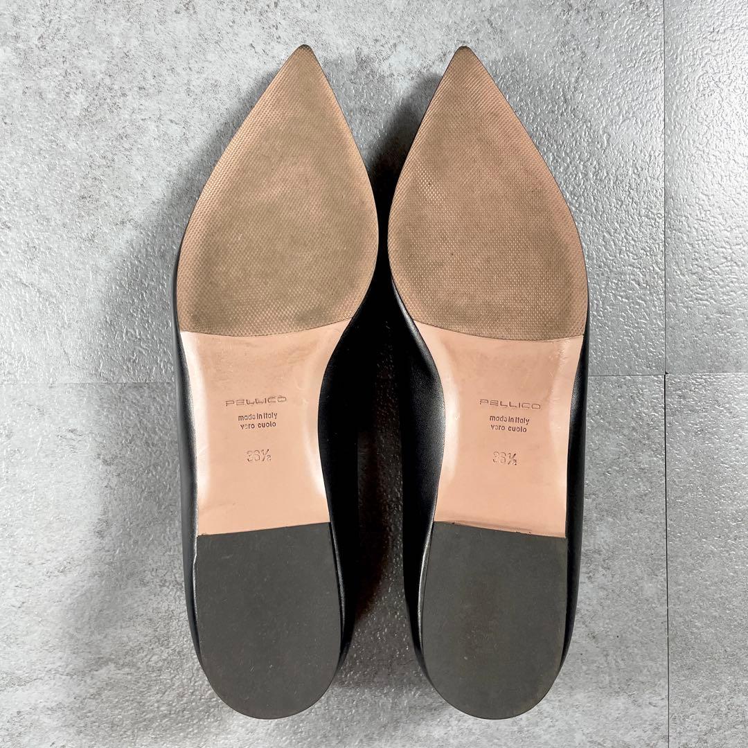 未使用級✨️ ペリーコ ANIMA アネッリ スムース パンプス ブラック