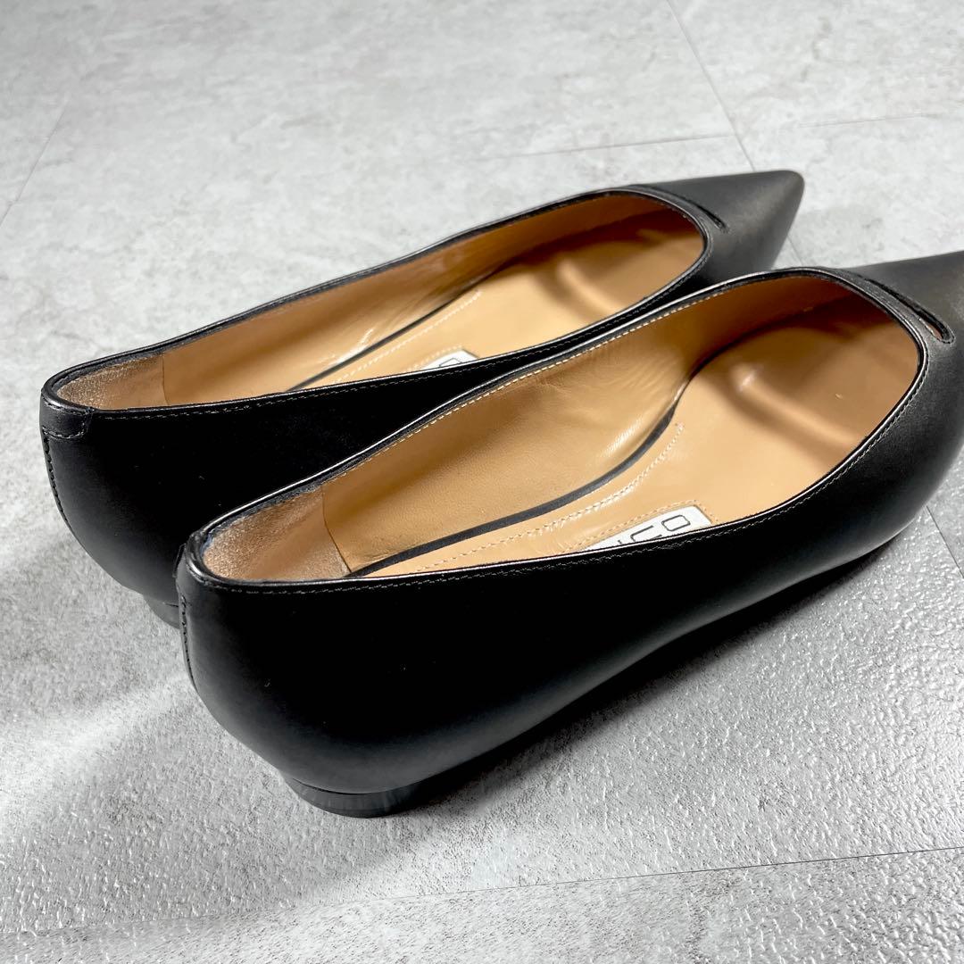 未使用級✨️ ペリーコ ANIMA アネッリ スムース パンプス ブラック