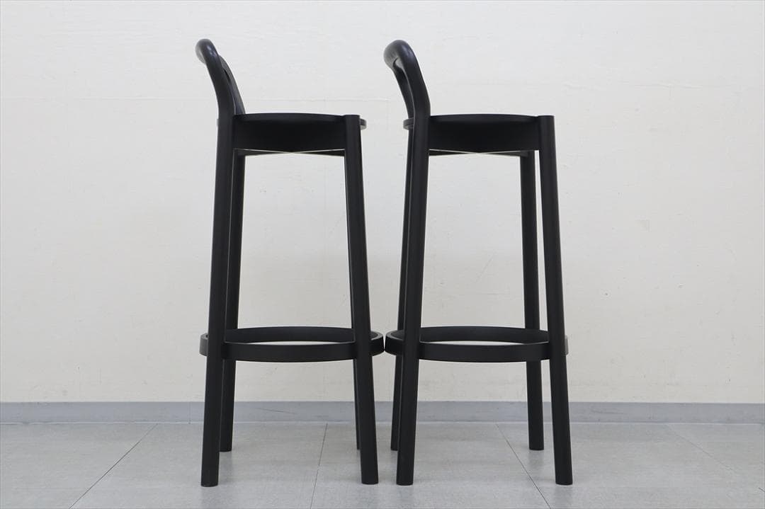 KNS カリモク ニュースタンダード キャストール バー スツール バックレスト