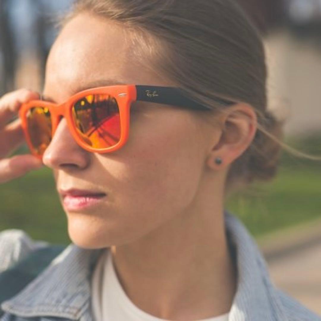 WAYFARER FOLDING RayBan 折りたたみ サングラス オレンジ