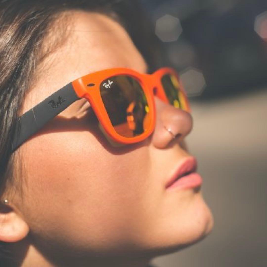 WAYFARER FOLDING RayBan 折りたたみ サングラス オレンジ