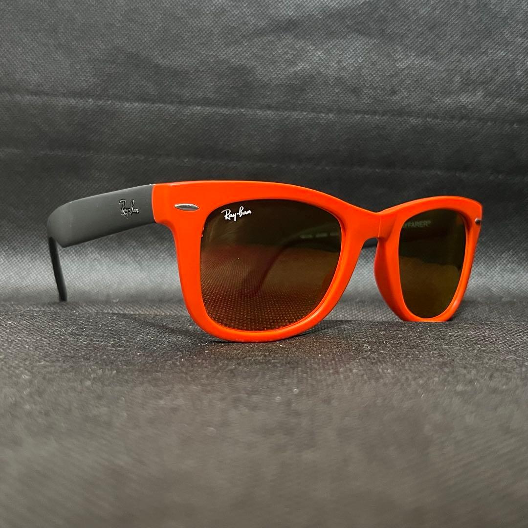 WAYFARER FOLDING RayBan 折りたたみ サングラス オレンジ