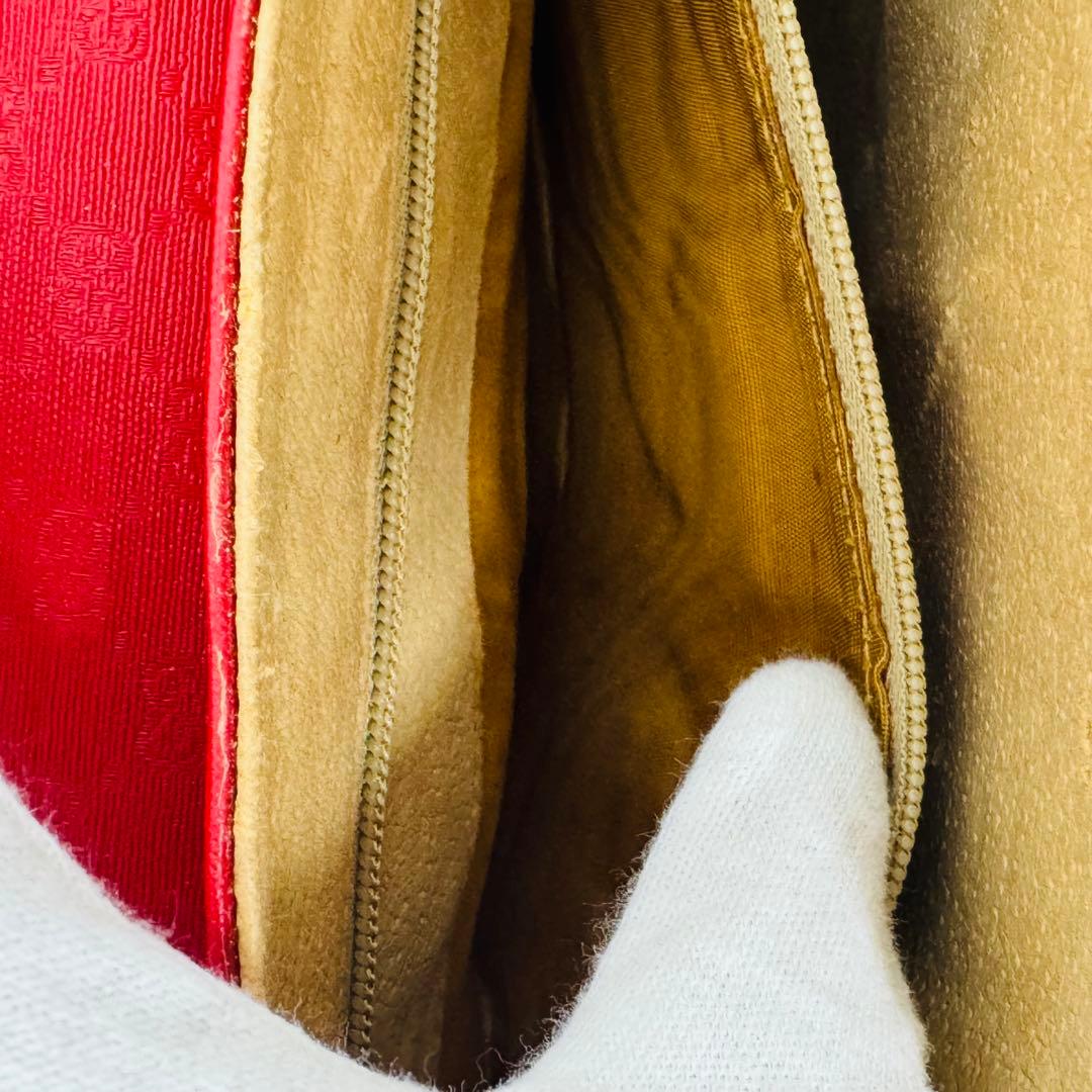 ✨GUCCI✨グッチ✨レッド✨ヴィンテージ✨ショルダーバッグ✨