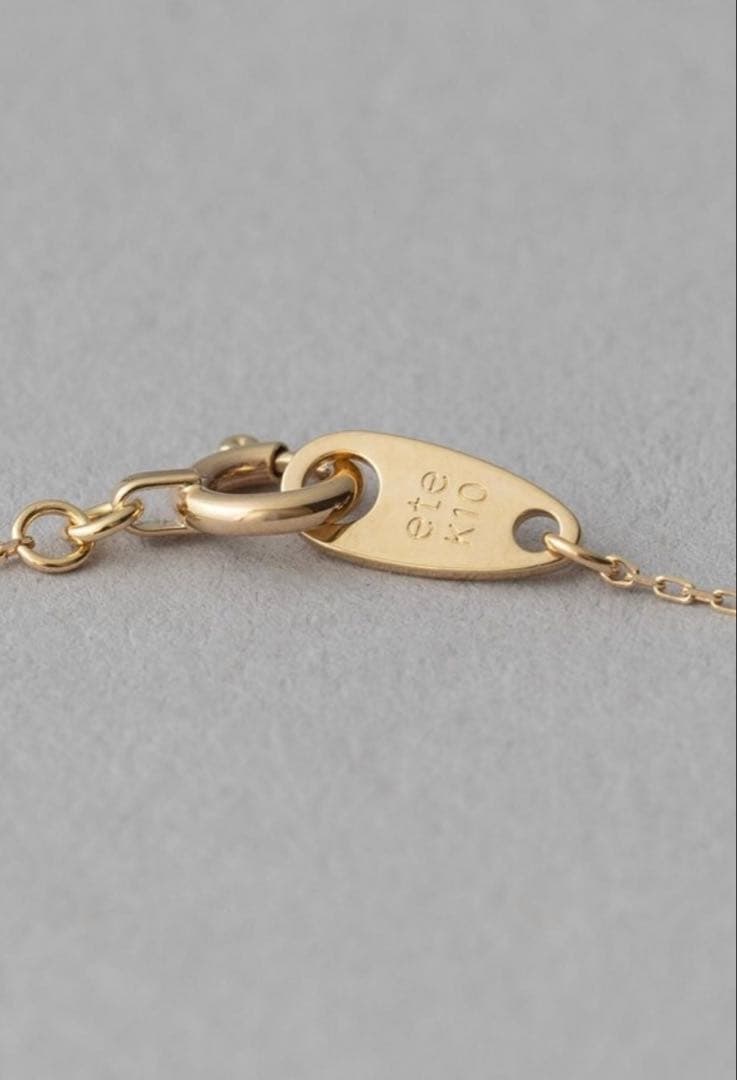 ete [レイヤード] K10YG ダイヤモンド ネックレス