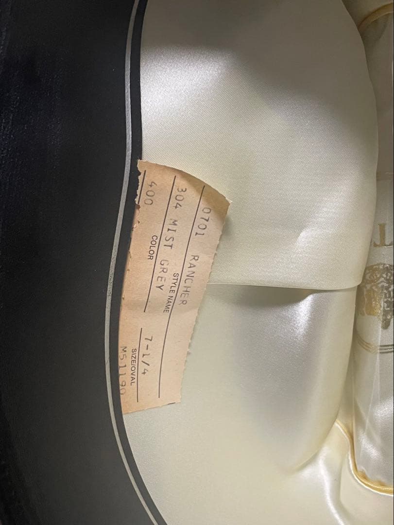 帽子 STETSON 7X BEAVER RANCHER MIST GRAY