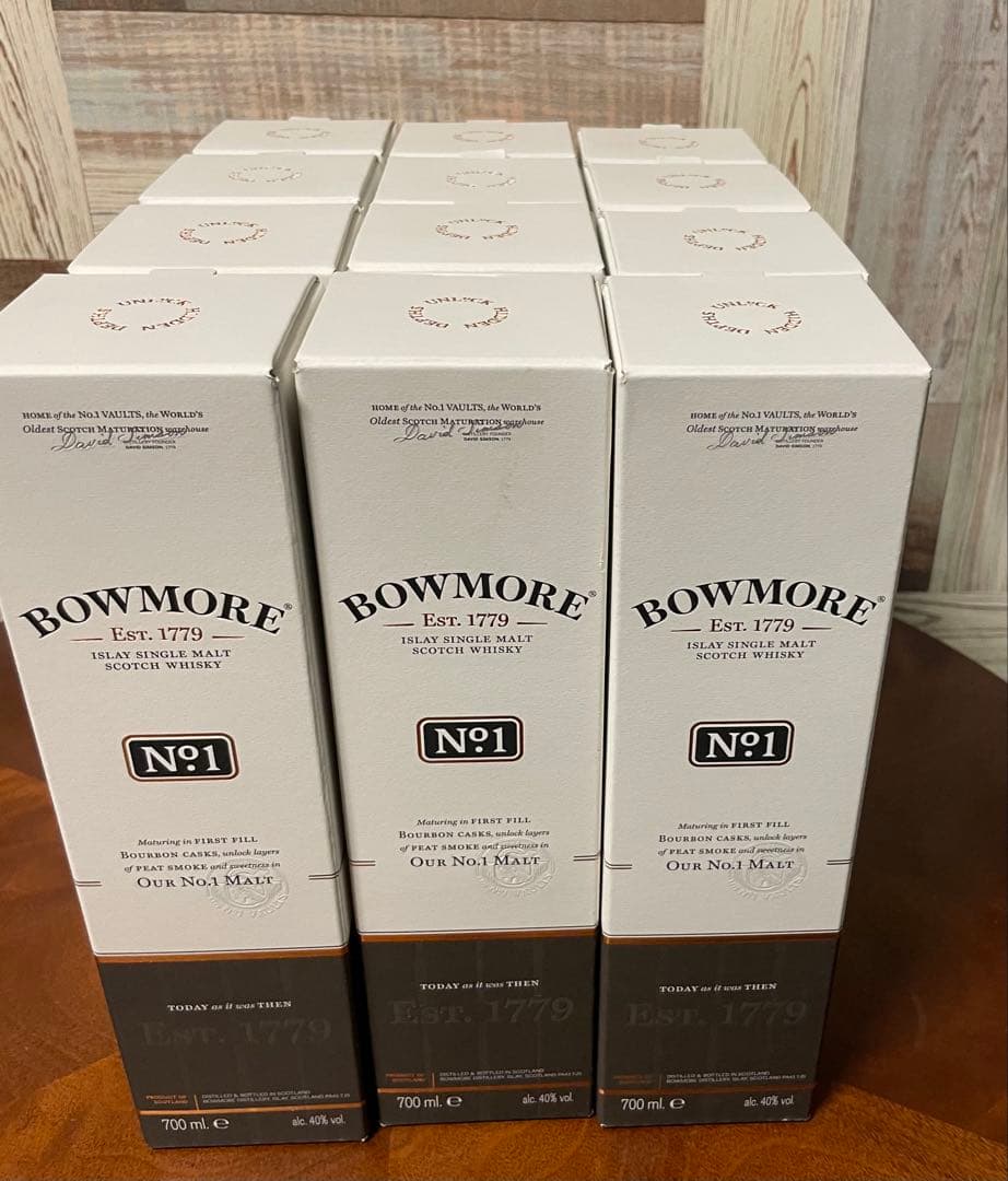 正規品BOWMORE ボウモアNo1 12本