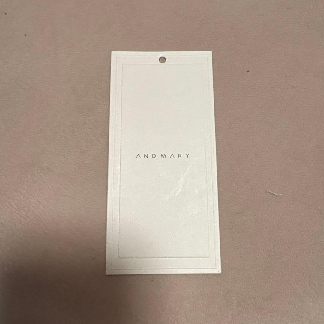 ワンピース andmary Juni check dress beige M