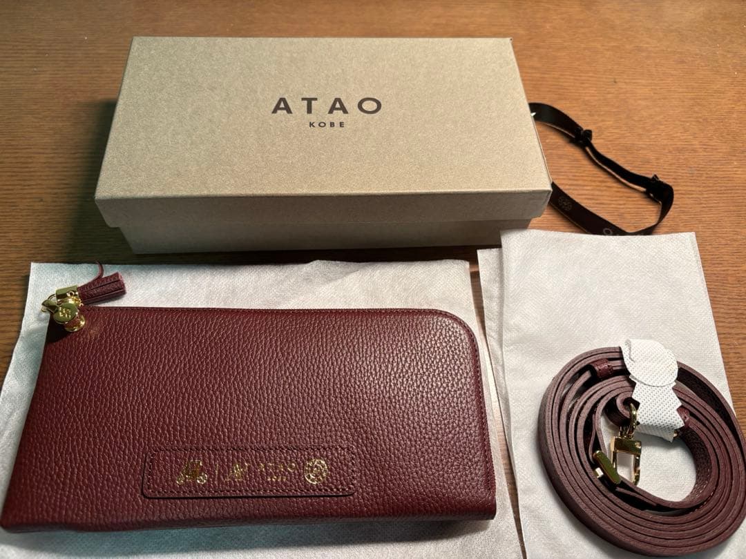ataoアタオ バティ 長財布 お財布ポシェット スマホショルダー