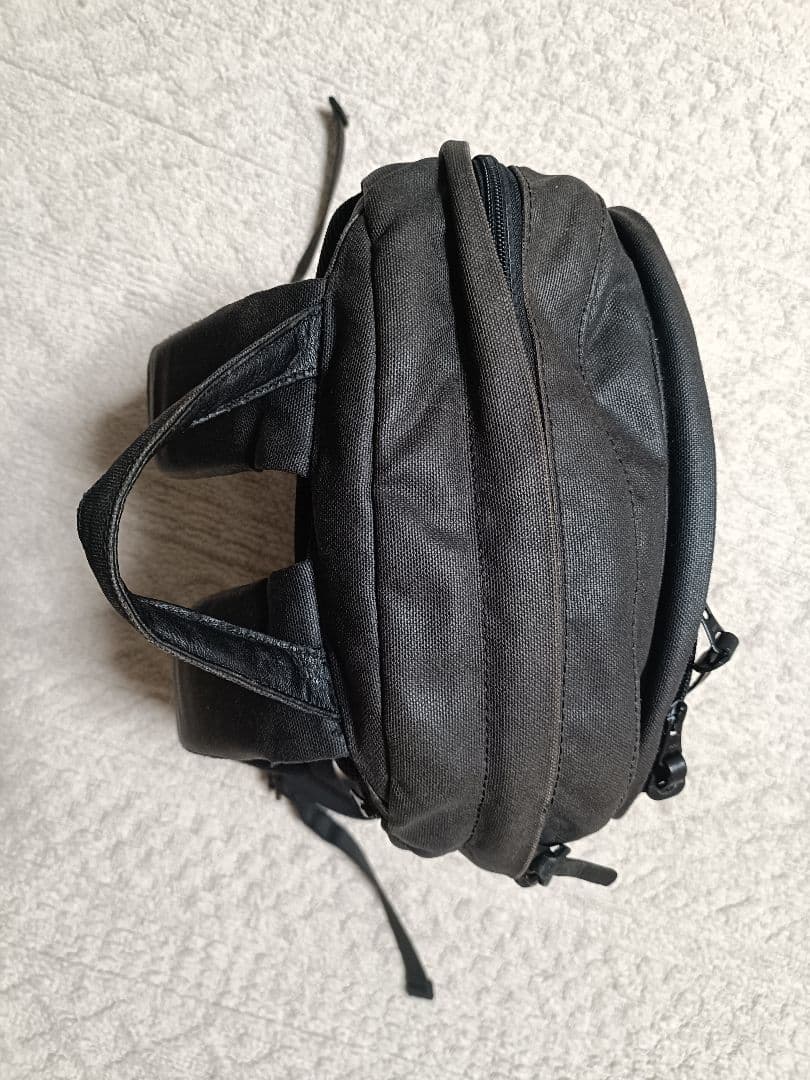香久山鞄 センニチ帆布のバックパック チャコールブラック