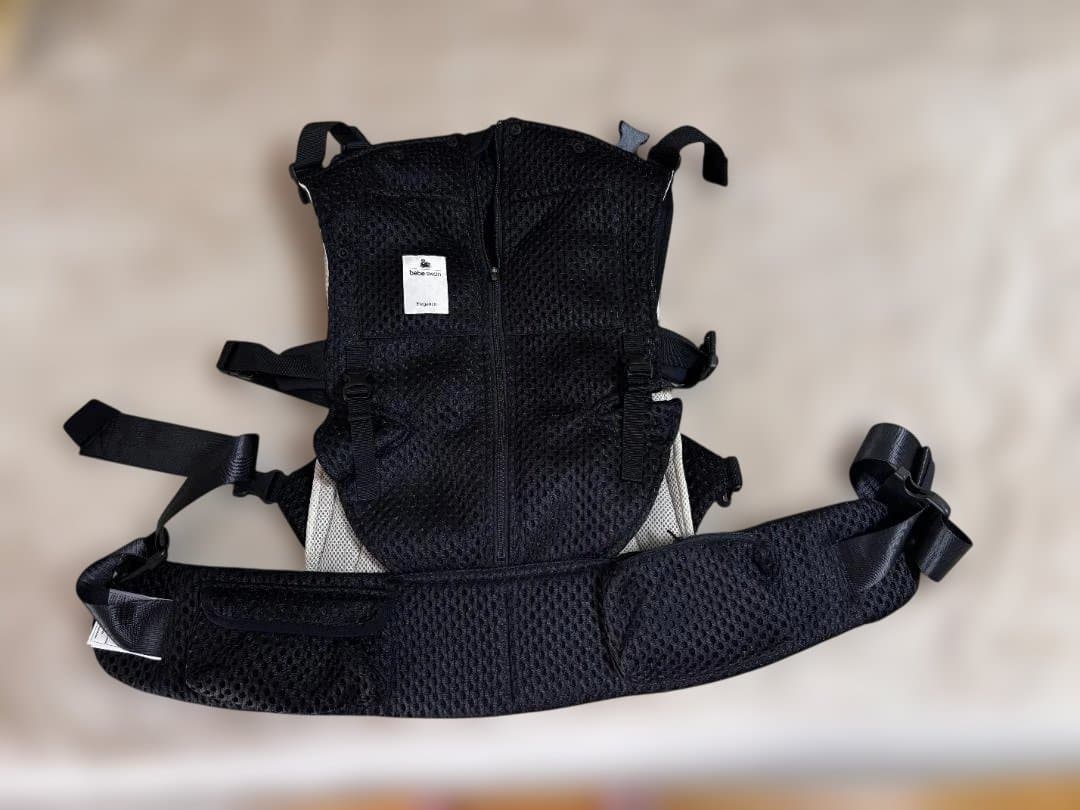 べべスワン bebeswan 抱っこ紐　セピアブラック　黒