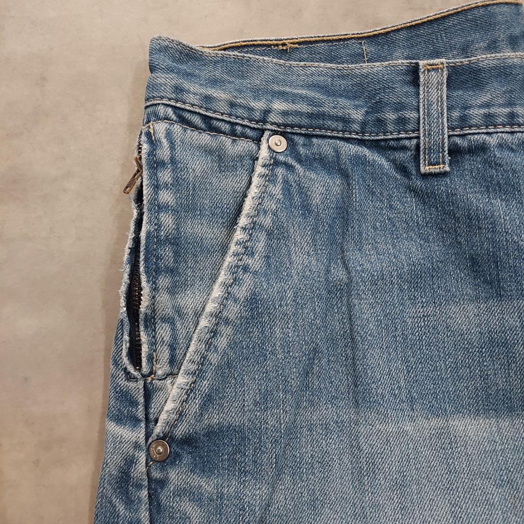 リーバイス エンジニアード ジーンズ W34 00s 青 古着 立体 18649