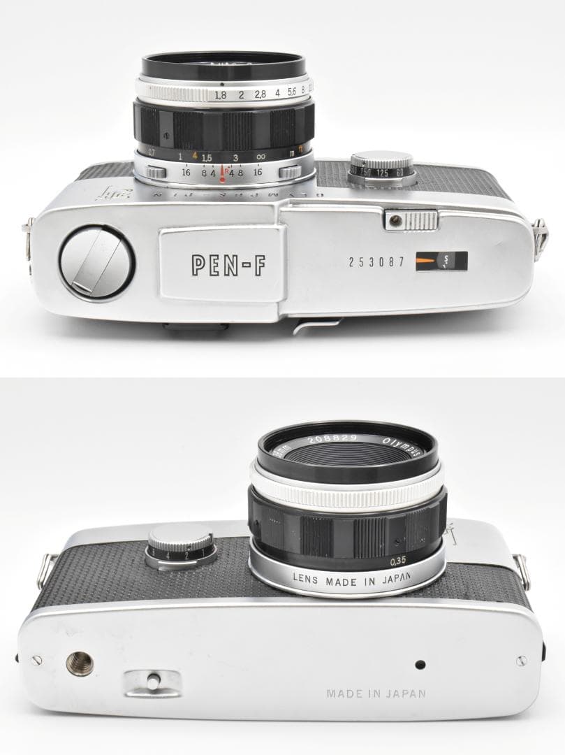 フィルムカメラ OLYMPUS PEN F F.ZUIKO AUTO-S 38mm F1.8