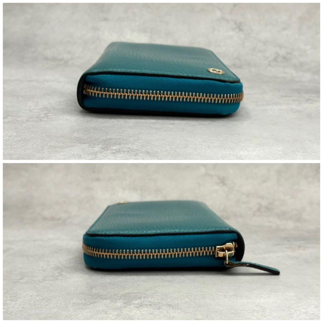 ✨美品✨グッチ 長財布 インターロッキングG レザー ターコイズブルー 付属品