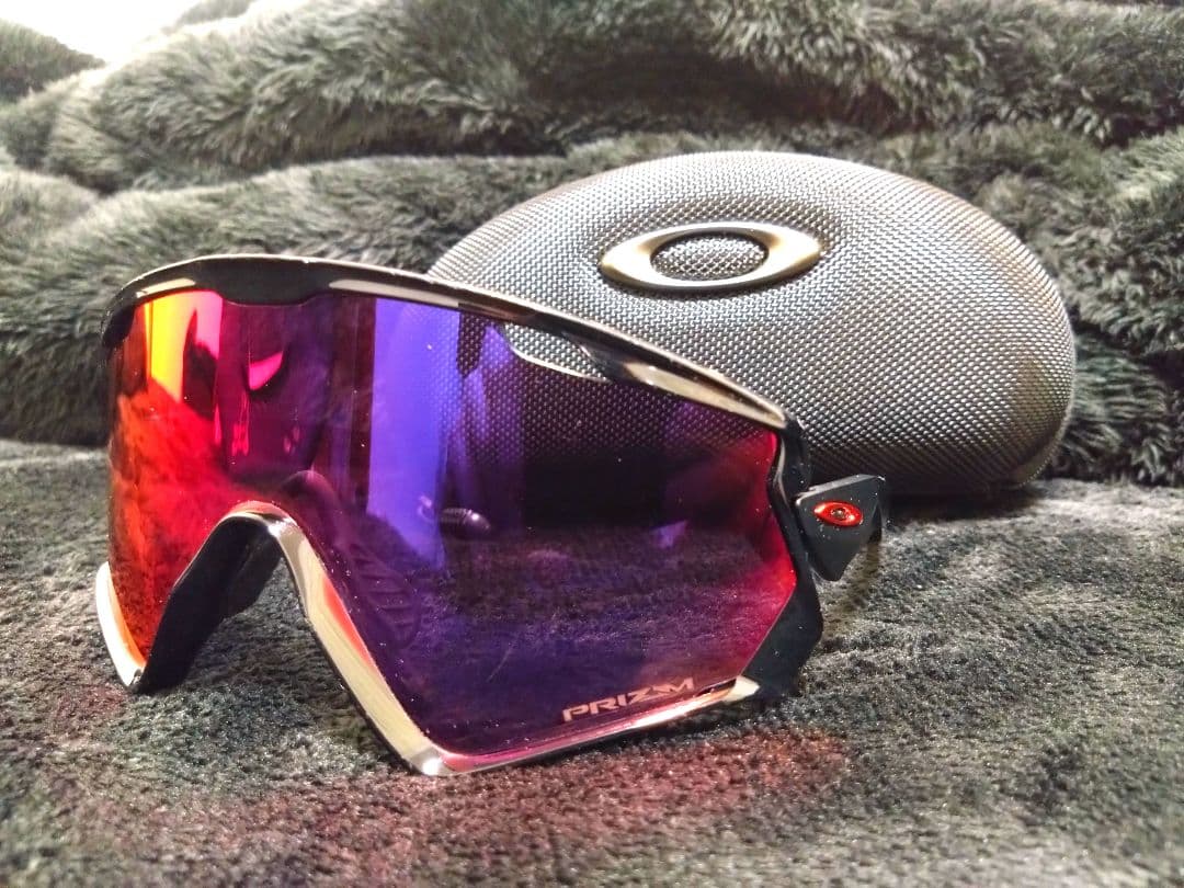 【ケース付き】Oakley WIND JACKET 2.0 PRIZM ROAD