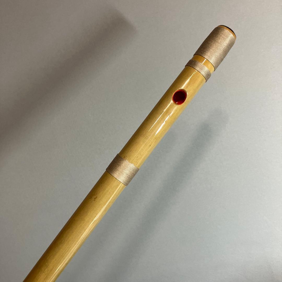 【篠笛一本調子 F管】CMR1-28 唄物　ドレミ調　天地糸巻 　西洋音階 竹笛