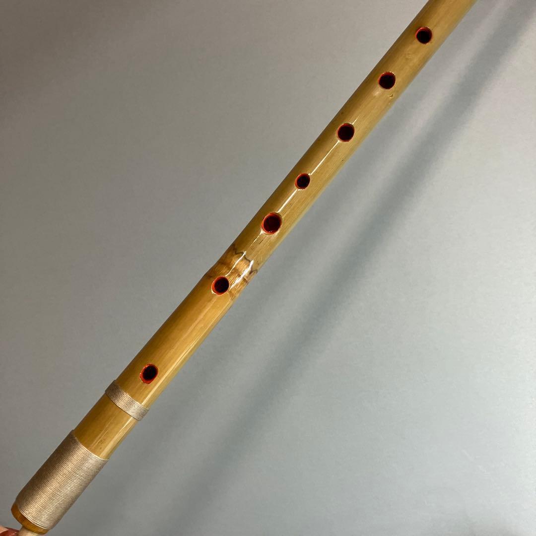 【篠笛一本調子 F管】CMR1-28 唄物　ドレミ調　天地糸巻 　西洋音階 竹笛